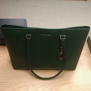 Michael Kors Ladies New Handbag Tote Laptop Bag Leather Sady